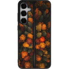 Coque Samsung Galaxy S24+ - Silicone rigide noir Autumn 26 Road in autumn