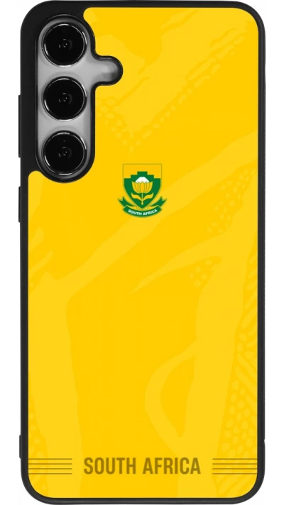 Samsung Galaxy S24+ Case Hülle - Silikon schwarz Südafrika 2026 personalisierbares Fussballtrikot