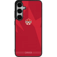 Coque Samsung Galaxy S24+ - Silicone rigide noir Maillot de football Canada 2026 personnalisable