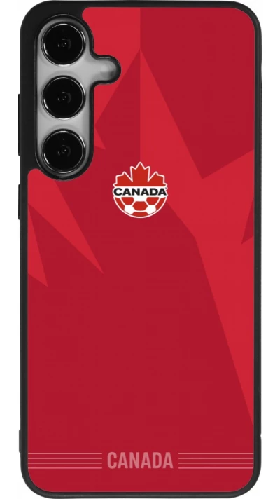 Samsung Galaxy S24+ Case Hülle - Silikon schwarz Kanada 2026 personalisierbares Fussballtrikot