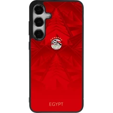 Samsung Galaxy S24+ Case Hülle - Silikon schwarz Ägypten 2026 personalisierbares Fussballtrikot