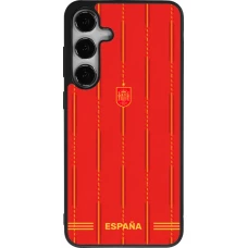 Samsung Galaxy S24+ Case Hülle - Silikon schwarz Spanien 2026 personalisierbares Fussballtrikot