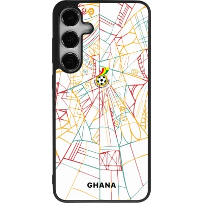 Samsung Galaxy S24+ Case Hülle - Silikon schwarz Ghana 2026 personalisierbares Fussballtrikot