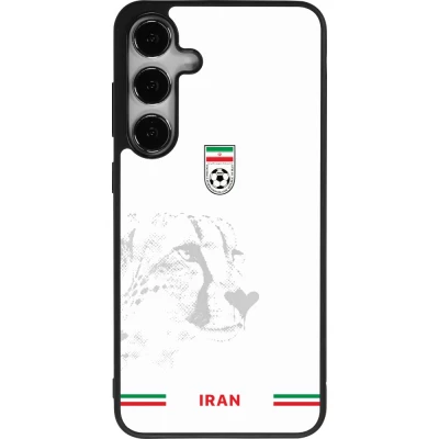 Samsung Galaxy S24+ Case Hülle - Silikon schwarz Iran 2026 personalisierbares Fussballtrikot