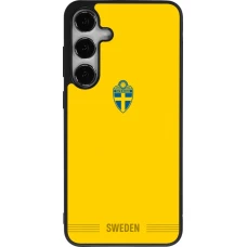 Samsung Galaxy S24+ Case Hülle - Silikon schwarz Schweden 2026 personalisierbares Fussballtrikot