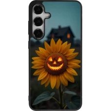 Coque Samsung Galaxy S24+ - Silicone rigide noir Halloween 2026 Evil Sunflower