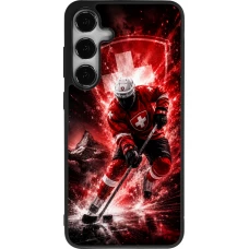 Samsung Galaxy S24+ Case Hülle - Silikon schwarz Hockey World Championship Player