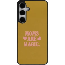 Samsung Galaxy S24+ Case Hülle - Silikon schwarz Mom 2026 Are Magic