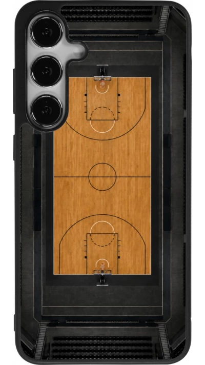 Coque Samsung Galaxy S24+ - Silicone rigide noir Sports 2026 Basketball