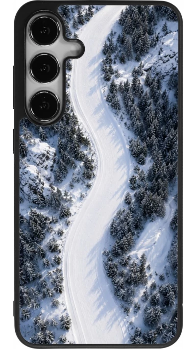 Coque Samsung Galaxy S24+ - Silicone rigide noir Sports 2026 Ski