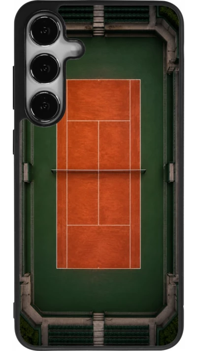 Coque Samsung Galaxy S24+ - Silicone rigide noir Sports 2026 Tennis