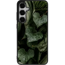 Samsung Galaxy S24+ Case Hülle - Silikon schwarz Spring 23 fresh plants