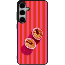 Samsung Galaxy S24+ Case Hülle - Silikon schwarz Passion fruit Summer 2026