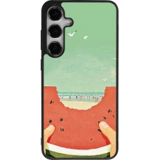 Samsung Galaxy S24+ Case Hülle - Silikon schwarz Views through a watermelon Summer 2026