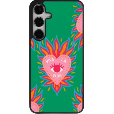Coque Samsung Galaxy S24+ - Silicone rigide noir Viva la vida 2026