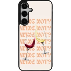 Samsung Galaxy S24+ Case Hülle - Silikon schwarz Wine not