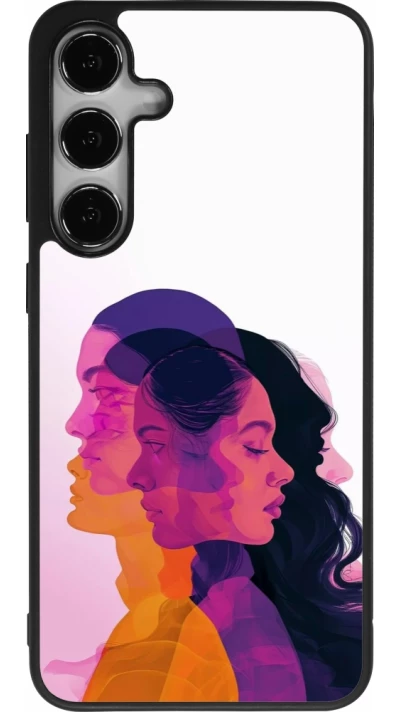Coque Samsung Galaxy S24+ - Silicone rigide noir Womens day 2026 10
