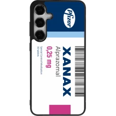 Coque Samsung Galaxy S24+ - Silicone rigide noir Xanax Alprazolam 2025