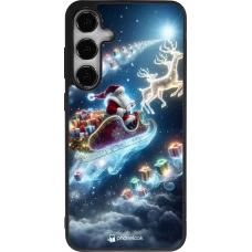 Samsung Galaxy S24+ Case Hülle - Silikon schwarz Weihnachten 2023 Verzauberter Weihnachtsmann