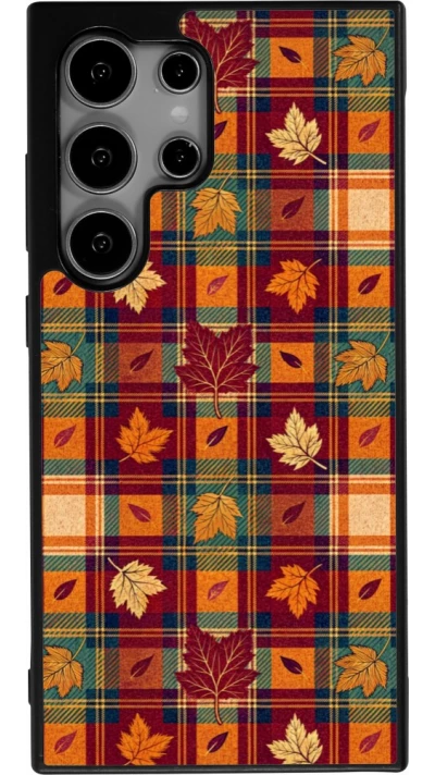 Coque Samsung Galaxy S24 Ultra - Silicone rigide noir Autumn 26 Autumn pattern