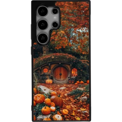 Samsung Galaxy S24 Ultra Case Hülle - Silikon schwarz Autumn 26 Hobbit house