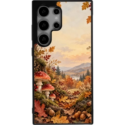 Samsung Galaxy S24 Ultra Case Hülle - Silikon schwarz Autumn 26 Illustrated Autumn