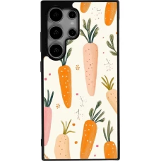 Coque Samsung Galaxy S24 Ultra - Silicone rigide noir Easter 2026 Illustration carrots