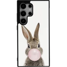 Samsung Galaxy S24 Ultra Case Hülle - Silikon schwarz Easter 2023 bubble gum bunny