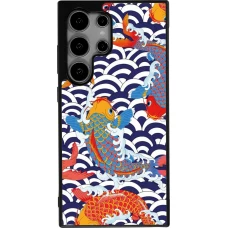 Coque Samsung Galaxy S24 Ultra - Silicone rigide noir Easter 2023 japanese fish