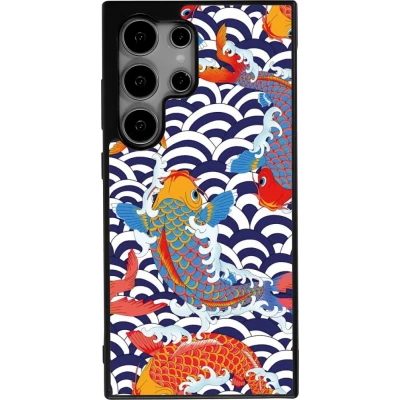 Coque Samsung Galaxy S24 Ultra - Silicone rigide noir Easter 2023 japanese fish