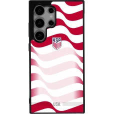 Samsung Galaxy S24 Ultra Case Hülle - Silikon schwarz Vereinigten Staaten 2026 personalisierbares Fussballtrikot