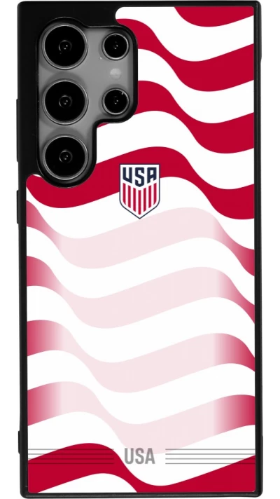 Samsung Galaxy S24 Ultra Case Hülle - Silikon schwarz Vereinigten Staaten 2026 personalisierbares Fussballtrikot