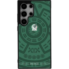 Samsung Galaxy S24 Ultra Case Hülle - Silikon schwarz Mexiko 2026 personalisierbares Fussballtrikot