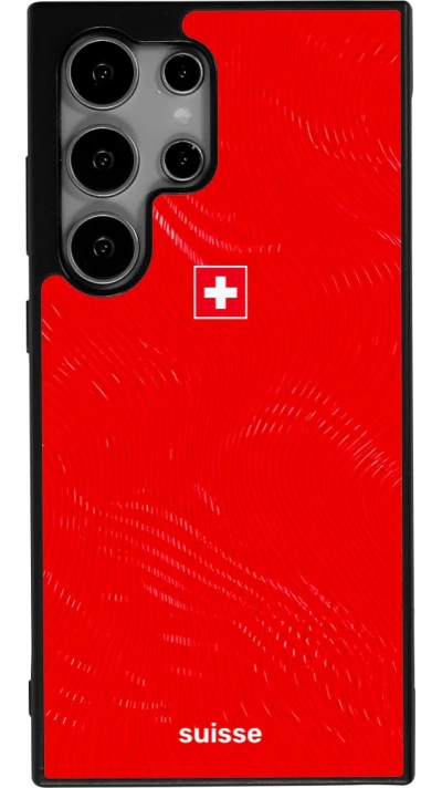 Samsung Galaxy S24 Ultra Case Hülle - Silikon schwarz Schweiz 2026 personalisierbares Fussballtrikot