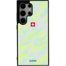 Samsung Galaxy S24 Ultra Case Hülle - Silikon schwarz Schweiz Away 2026 personalisierbares Fussballtrikot