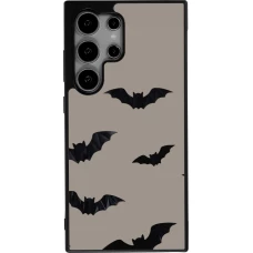 Coque Samsung Galaxy S24 Ultra - Silicone rigide noir Halloween 2026 Bats