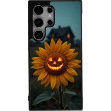 Coque Samsung Galaxy S24 Ultra - Silicone rigide noir Halloween 2026 Evil Sunflower