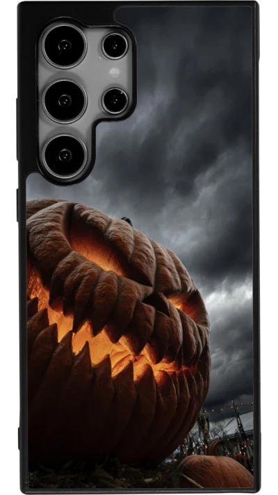 Coque Samsung Galaxy S24 Ultra - Silicone rigide noir Halloween 2026 The Wicked Pumpkin