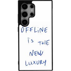 Coque Samsung Galaxy S24 Ultra - Silicone rigide noir Offline is the new luxury