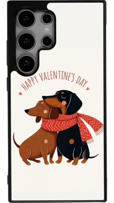 Coque Samsung Galaxy S24 Ultra - Silicone rigide noir Saint Valentines Day 26 Happy Valentine