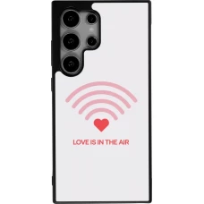 Samsung Galaxy S24 Ultra Case Hülle - Silikon schwarz Saint Valentines Day 26 Love is in the air