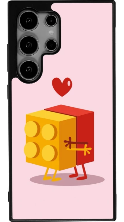 Coque Samsung Galaxy S24 Ultra - Silicone rigide noir Saint Valentines Day 26 Puzzle