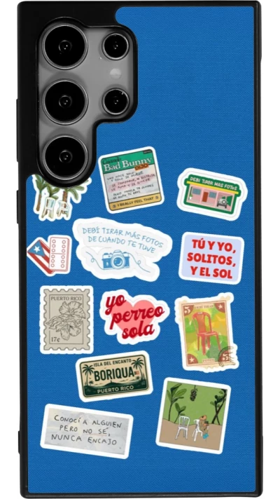 Samsung Galaxy S24 Ultra Case Hülle - Silikon schwarz Seals of the Dominican Republic DTMF