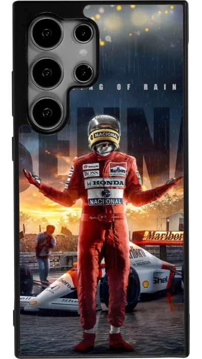 Samsung Galaxy S24 Ultra Case Hülle - Silikon schwarz Senna The King of Rain