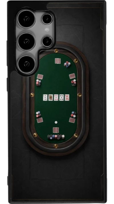 Coque Samsung Galaxy S24 Ultra - Silicone rigide noir Sports 2026 Poker