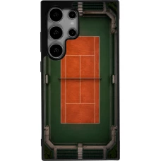 Coque Samsung Galaxy S24 Ultra - Silicone rigide noir Sports 2026 Tennis