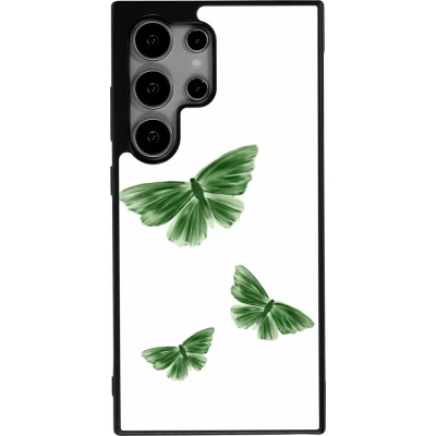 Coque Samsung Galaxy S24 Ultra - Silicone rigide noir Butterflies Spring 2026