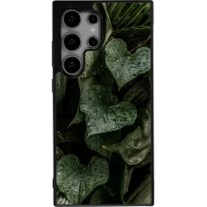Coque Samsung Galaxy S24 Ultra - Silicone rigide noir Spring 23 fresh plants