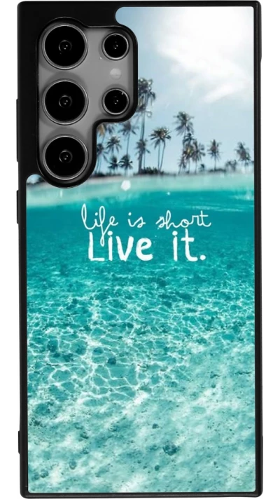 Samsung Galaxy S24 Ultra Case Hülle - Silikon schwarz Summer 18 24