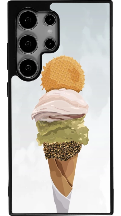Samsung Galaxy S24 Ultra Case Hülle - Silikon schwarz Summer 2025 Cornet